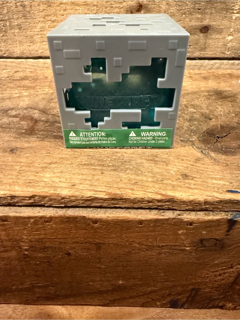 Minecraft Jelly Cube Toy with Teal Accessory - Kids Toys
